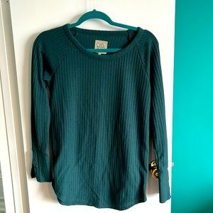 Waffle Long Sleeve Top